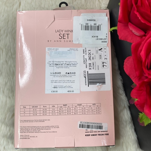 ANN SUMMERS Lady Minx Strappy Bralette & Thong Set - Picture 6 of 11